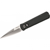 Автоматический складной нож Godson™ Solid Black Handle, Satin Blade купить в Екатеринбурге