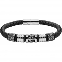 Браслет Zippo Five Charms Leather Bracelet с 5 шармами (22 см) купить в Екатеринбурге