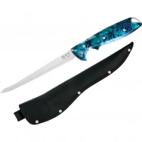 Филейный нож Buck 035 Abyss Fillet Knife Kryptek Neptune Camo 0035CMS34, сталь 420HC, рукоять пластик купить в Екатеринбурге