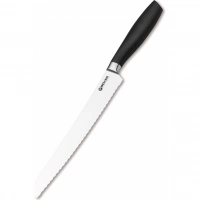 Кухонный хлебный нож Bker Core Professional Bread Knife, 220 мм, сталь X50CrMoV15, рукоять пластик купить в Екатеринбурге