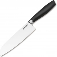 Кухонный нож шефа Bker Core Santoku, 163 мм, сталь X50CrMoV15, рукоять пластик купить в Екатеринбурге