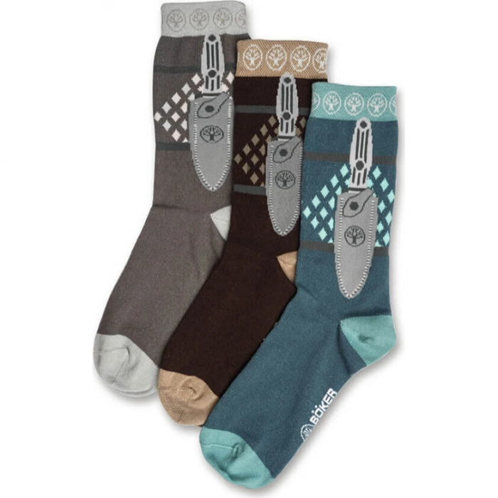 Носки Boker 09BO199 Socks Set Large 3 пары, р.43-46