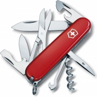 Нож перочинный Victorinox Climber, сталь X55CrMo14, рукоять Cellidor®, красный купить в Екатеринбурге