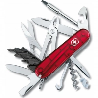 Нож перочинный Victorinox CyberTool, сталь X55CrMo14, рукоять Cellidor®, полупрозрачный красный купить в Екатеринбурге