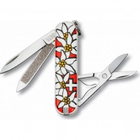 Нож перочинный Victorinox Edelweiss 0.6203.840 58мм 7 функций дизайн рукояти Эдельвейс купить в Екатеринбурге