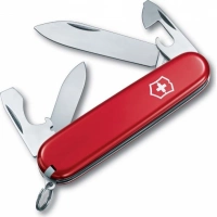 Нож перочинный Victorinox Recruit, сталь X55CrMo14, рукоять Cellidor®, красный купить в Екатеринбурге