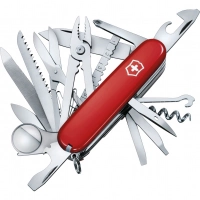 Нож перочинный Victorinox SwissChamp, сталь X55CrMo14, рукоять Cellidor®, красный купить в Екатеринбурге