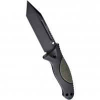 Нож с фиксированным клинком EX-F02 Black Tanto Blade, OD Green Handle 11.4 см. купить в Екатеринбурге