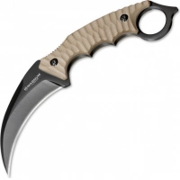 Нож с фиксированным клинком Magnum Spike Karambit — Boker 02SC028, сталь 440A EDP, рукоять стеклотекстолит G10, песочный купить в Екатеринбурге