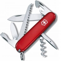 Нож швейцарский Victorinox Camper, сталь X55CrMo14, рукоять Cellidor®, красный купить в Екатеринбурге