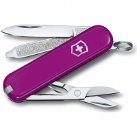 Нож Victorinox Classic SD Colors, Tasty Grape (0.6223.52G) пурпурный, 7 функций 58мм купить в Екатеринбурге