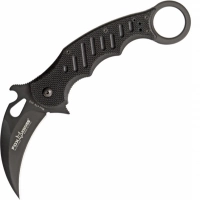 Складной нож Fox Karambit, сталь N690, рукоять стеклотекстолит G-10, чёрный купить в Екатеринбурге