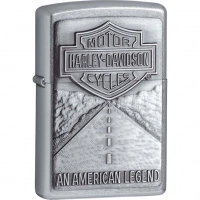 Зажигалка ZIPPO Harley-Davidson® Легенда, с покрытием Street Chrome™ купить в Екатеринбурге