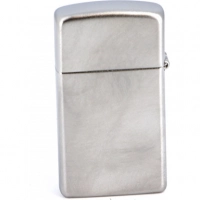 Зажигалка ZIPPO Slim® с покрытием Satin Chrome™, латунь/сталь, серебристая, матовая, 30х10×55 мм купить в Екатеринбурге