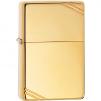 Зажигалка ZIPPO Vintage™ с покрытием High Polish Brass купить в Екатеринбурге